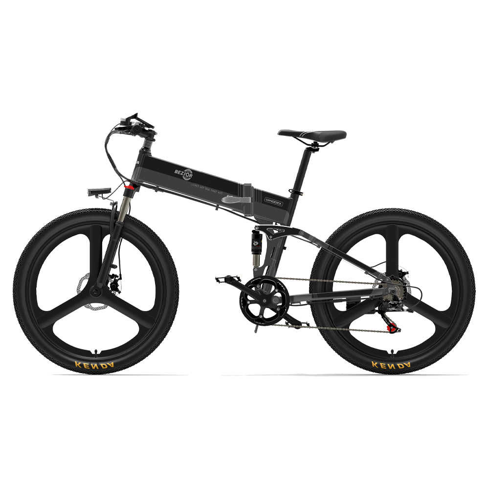 Bicicleta eléctrica de montaña plegable Bezior X500 Pro 500W