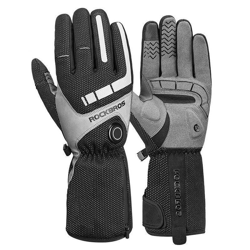 Bicycle SBR Touch Screen USB Heated Gloves
