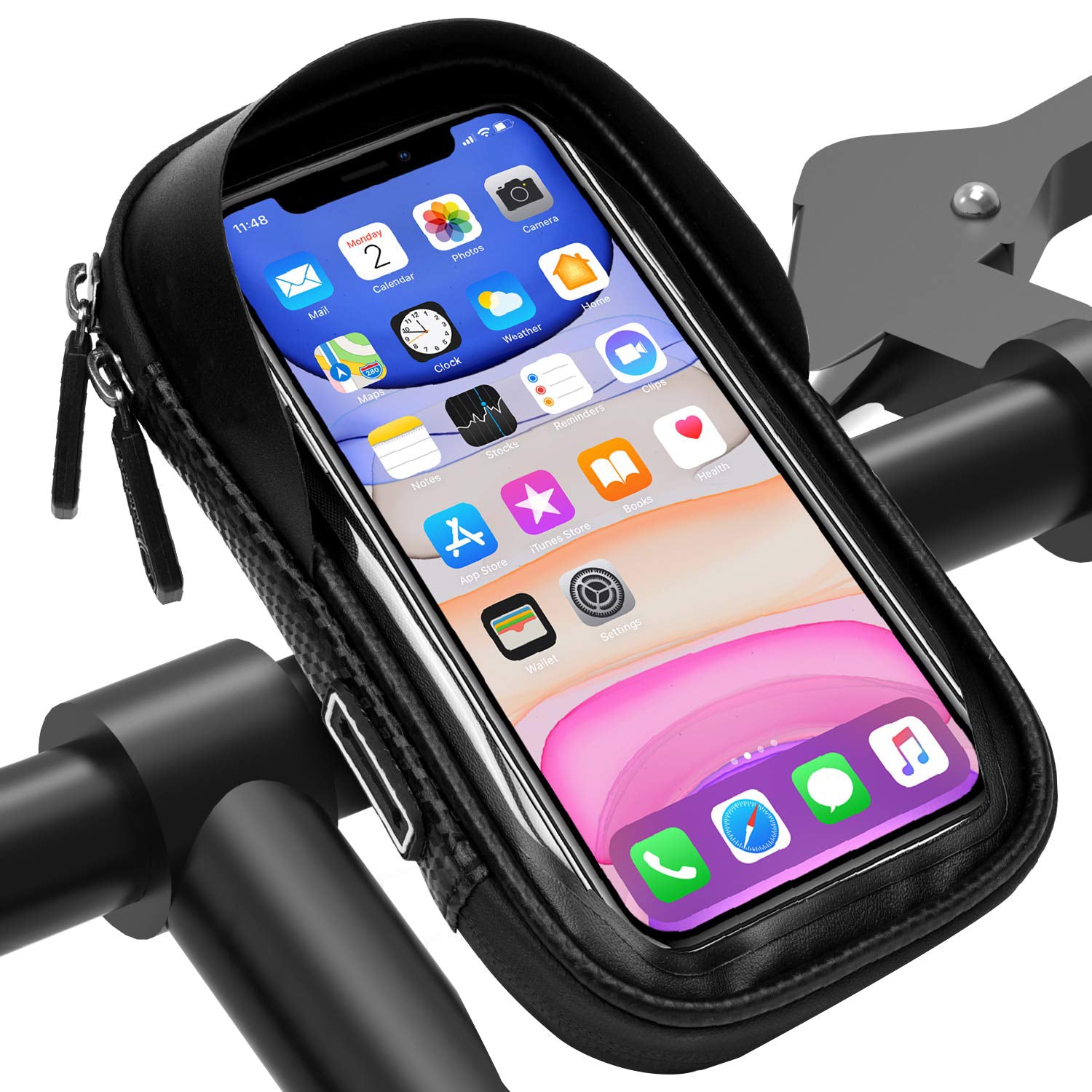 Soporte impermeable para teléfono móvil para bicicleta